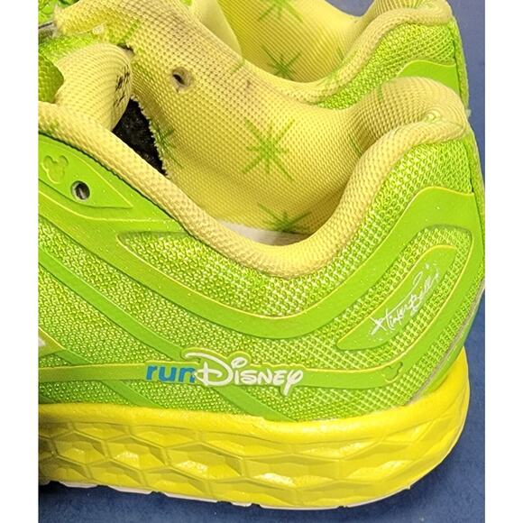 Rare Run Disney 2015 New Balance Tinkerbell 5.5 Green Glow Running Shoes Fairy - Picture 5 of 12
